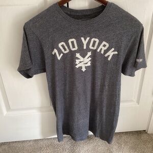 Vintage Y2K Zoo York Hip Hop Gray with White Lettering Size M